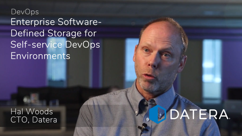 Hal Woods, CTO: Enterprise Software- Defined Storage for Self-service DevOps Environments